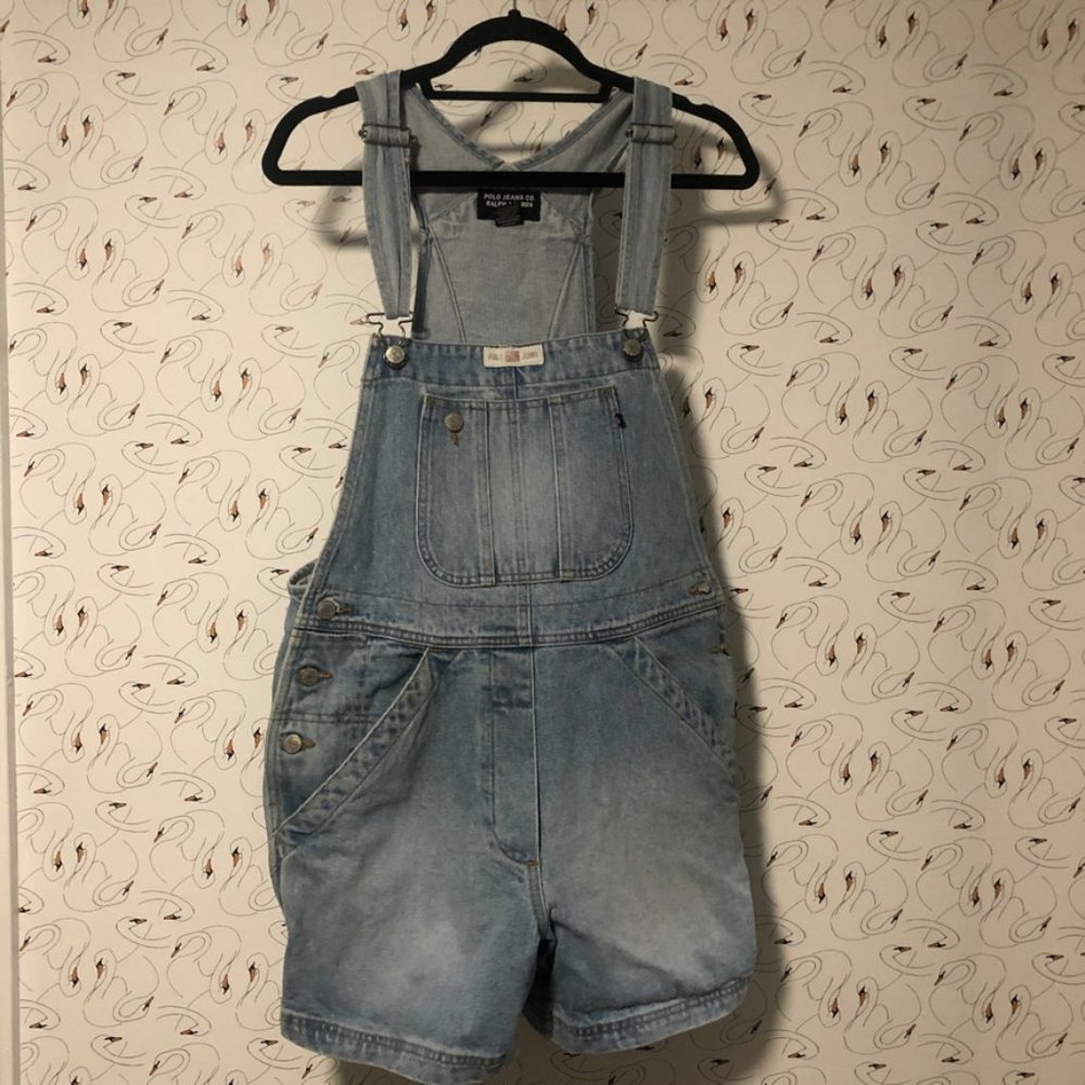 Vintage Denim Shortalls